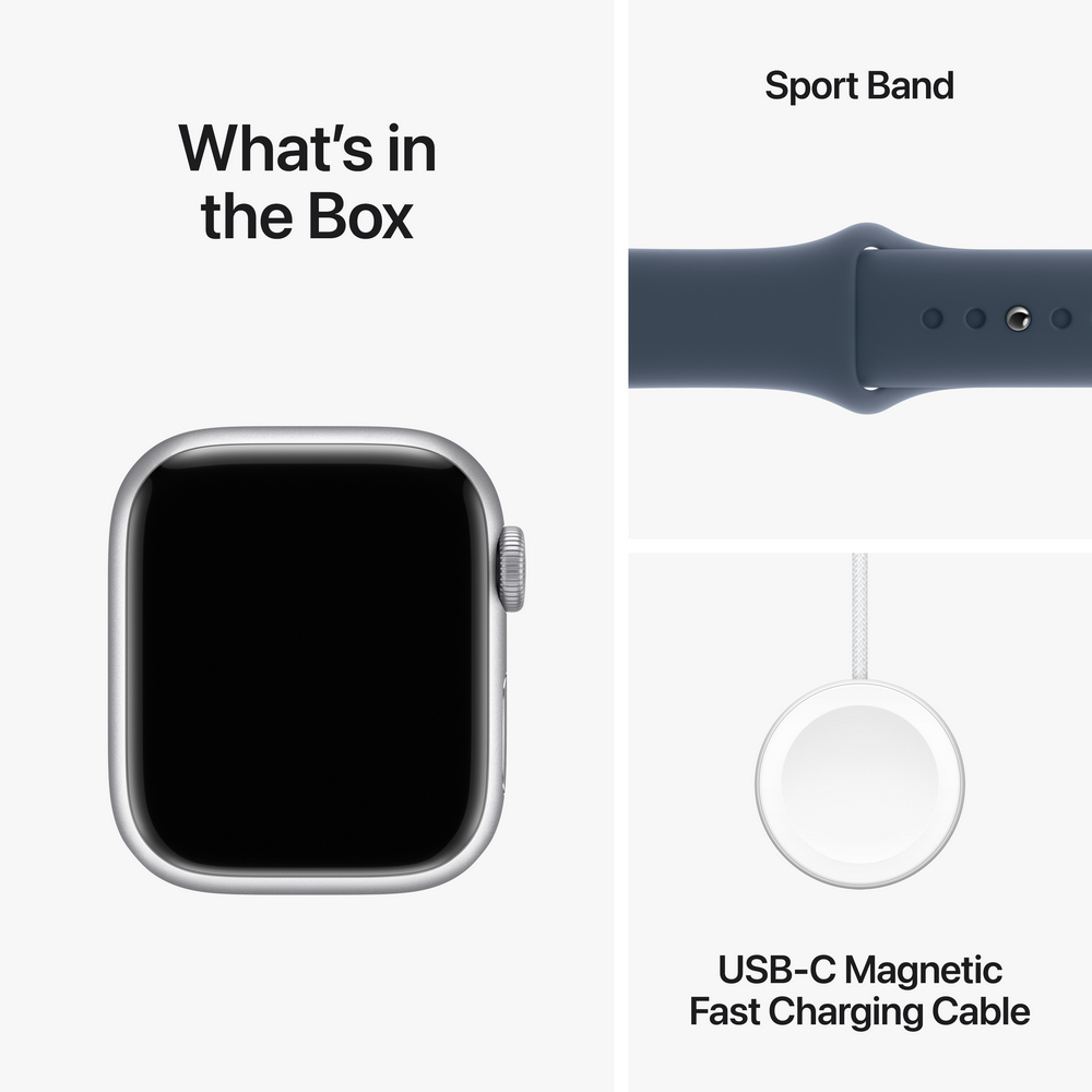 Smart watch Apple Watch Series 9 Aluminum 41mm Silver 1.69 photo 10