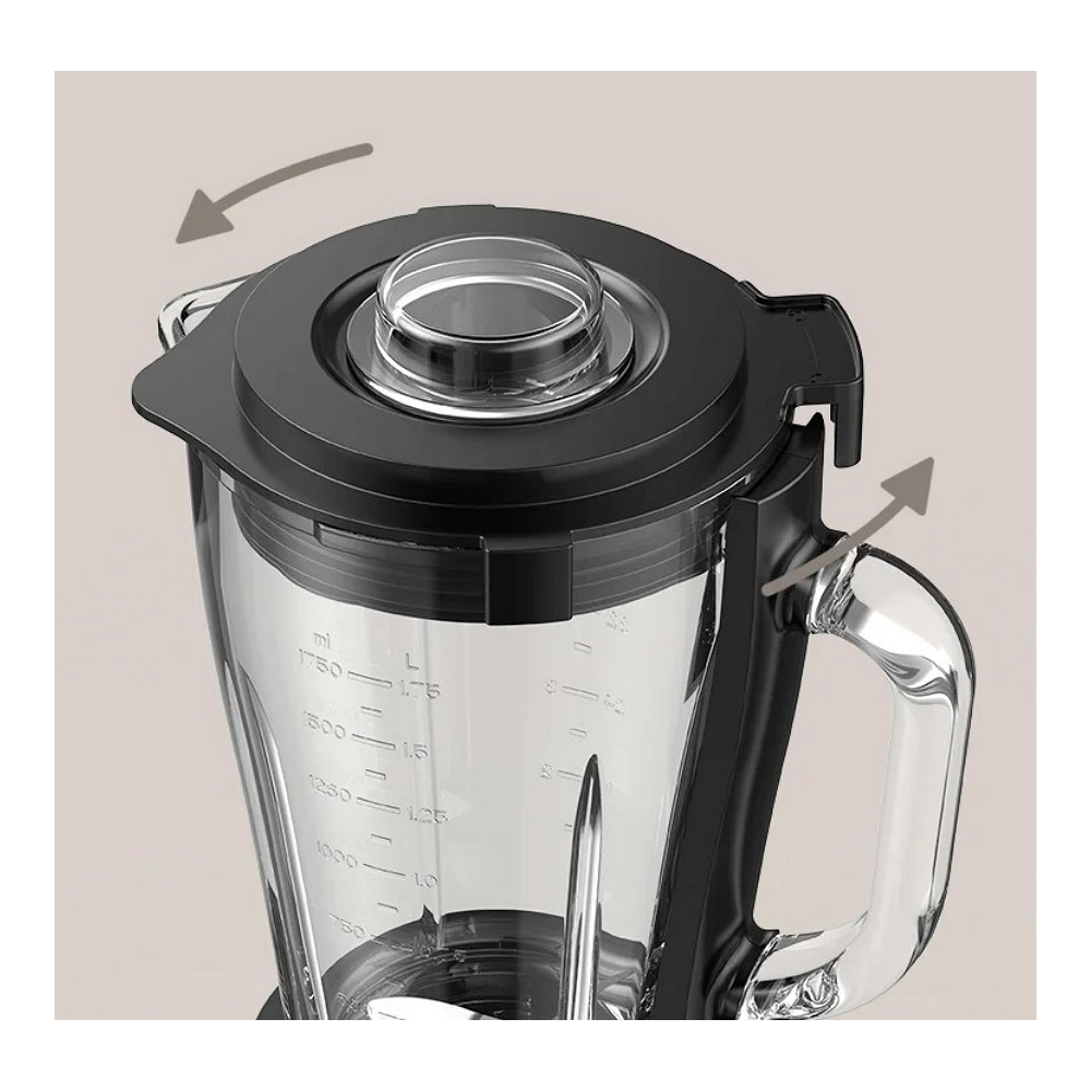 Blender Stationar Xiaomi BlenderEU Negru / 5 viteze / ml photo 4
