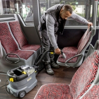 Aspirator de curatare umeda Karcher Puzzi 8/1 EU, 1200 W, Sur cu negru thumbnav 8