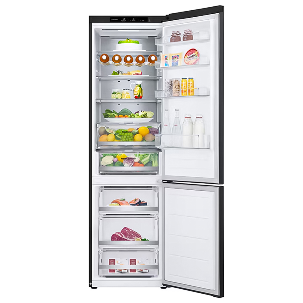 Frigider cu doua usi LG GBV7280DEV / 387 l / 203 cm / D / Negru photo 2