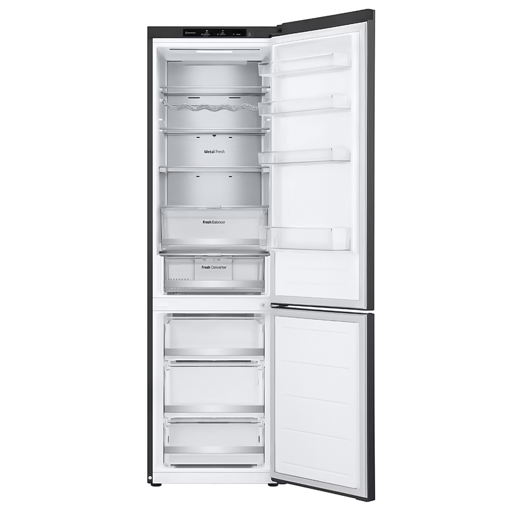 Frigider cu doua usi LG GBV7280DEV / 387 l / 203 cm / D / Negru photo 5