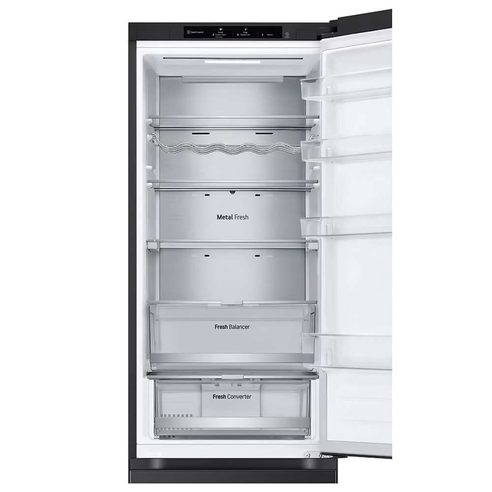 Frigider cu doua usi LG GBV7280DEV / 387 l / 203 cm / D / Negru photo 7