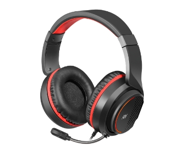 Наушники Defender Apex Черный с красным Проводные / Игровой / Черный с красным photo 2