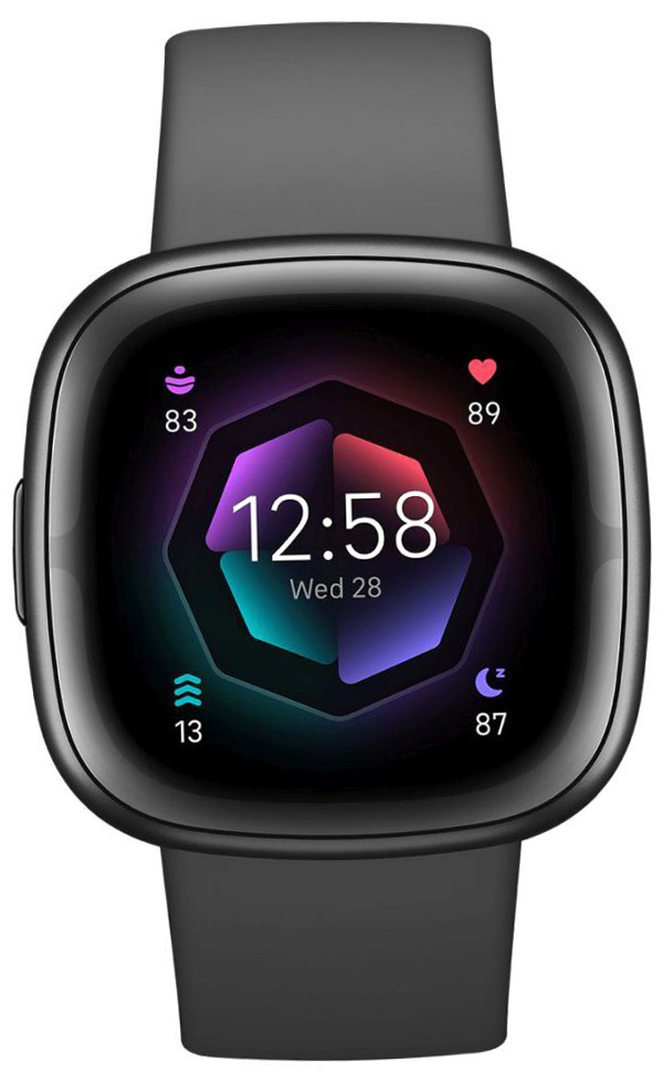 Bratara fitness Fitbit Sense 2 Negru / 1.69 inch  photo 2