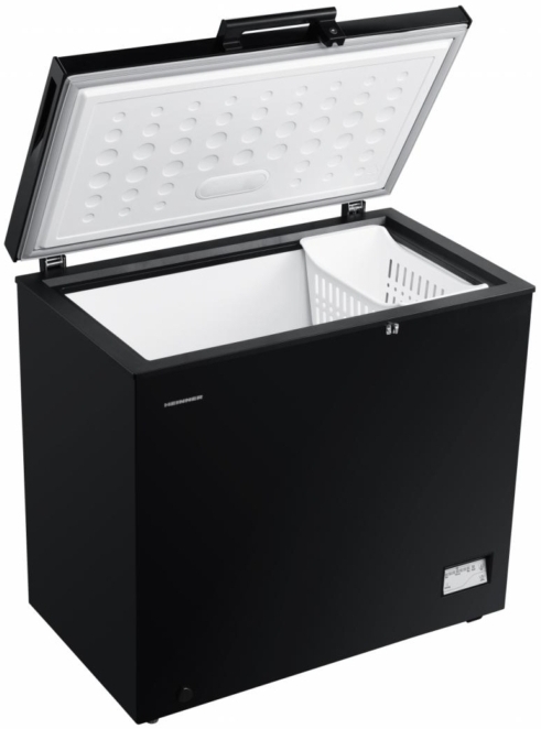 Lada frigorifica Heinner HCF205NHBKF+, 198 l, 84.5 cm, F (A+), Negru photo 2
