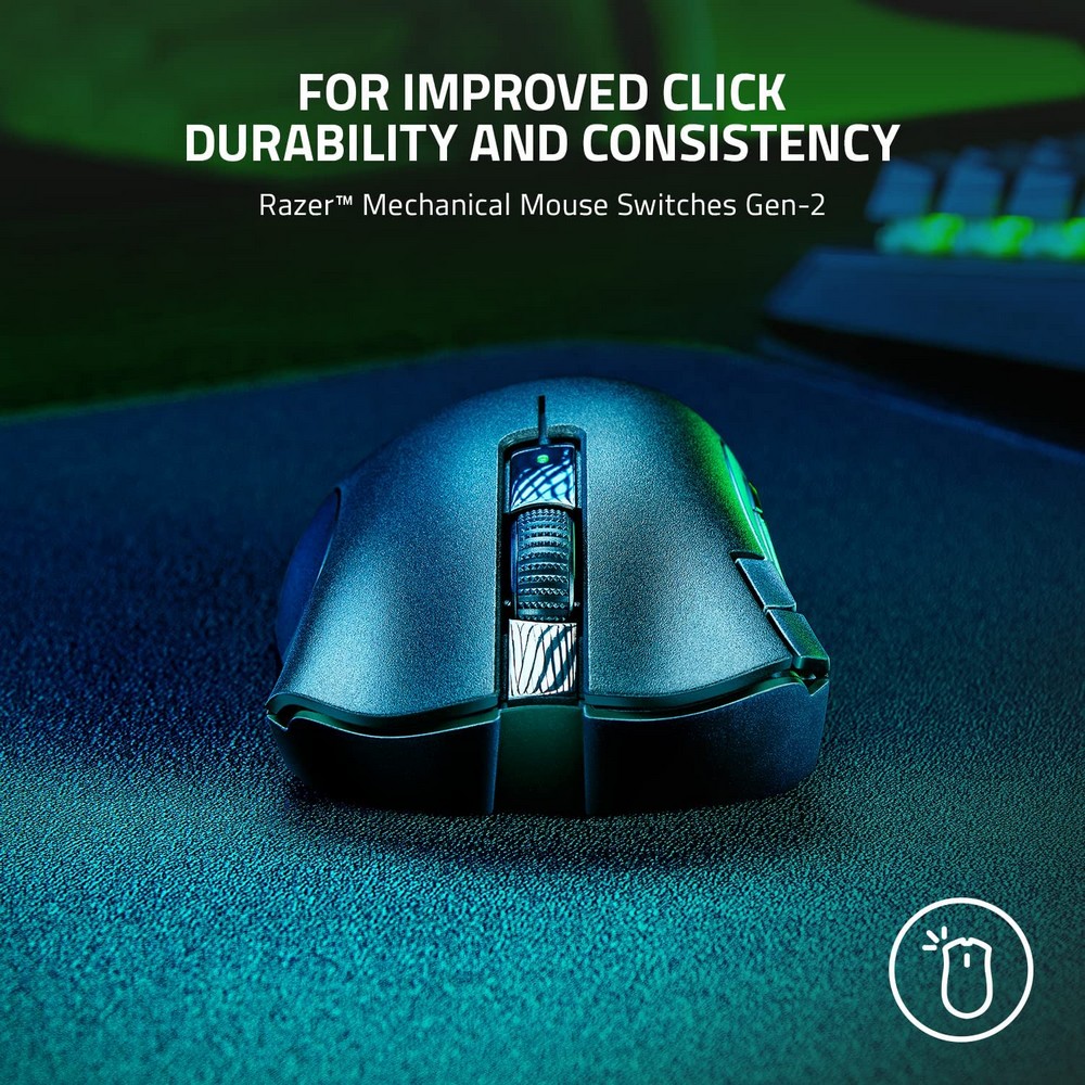 Mouse fara fir Razer DeathAdder V2 X HyperSpeed Negru / Optic / Negru photo 6