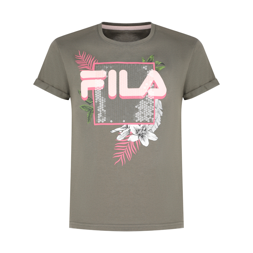 Футболка Fila Sum G Tee / Женский / 122-128 / Хаки photo 1 Футболка Fila Sum G Tee / Женский / 122-128 / Хаки photo 1