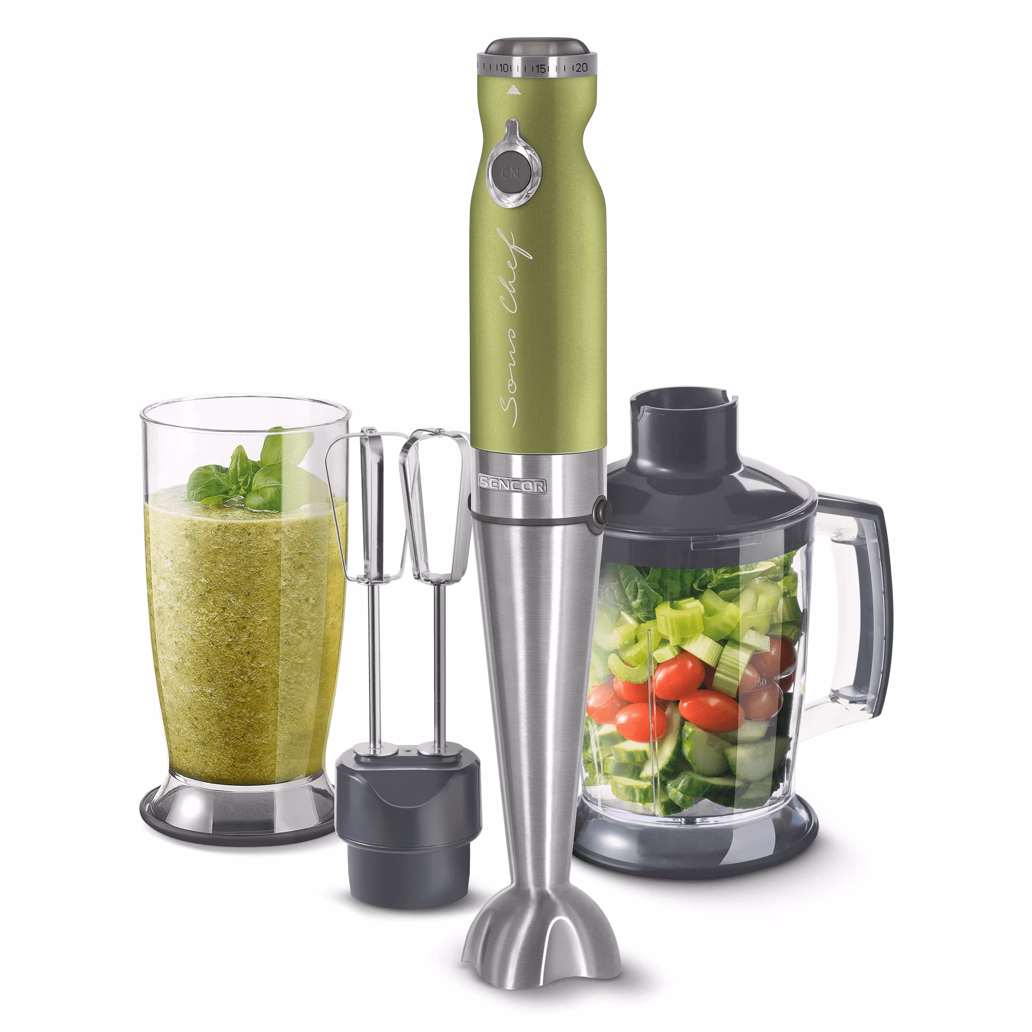 Blender Sencor SHB 5600GG, 800 ml, 1000 W, 20 trepte viteza, Verde 