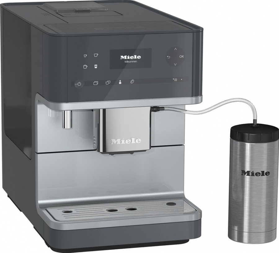 Aparat de cafea Miele CM6350 Graphite grey photo Aparat de cafea Miele CM6350 Graphite grey photo