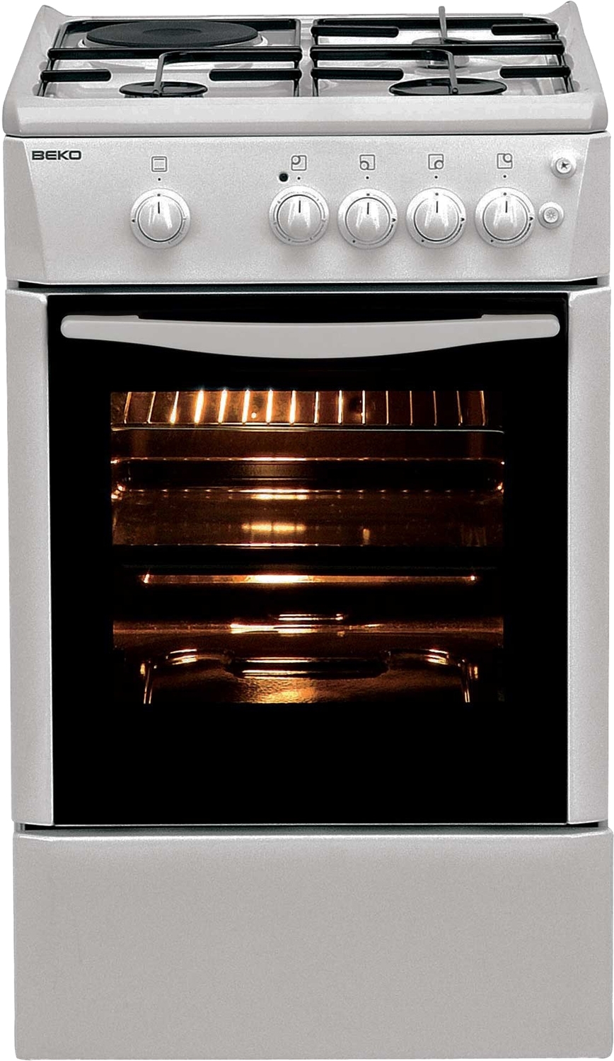 Комбинированная плита Beko CSG53011GS / 4 конфорок / Эмалированная photo 1 Комбинированная плита Beko CSG53011GS / 4 конфорок / Эмалированная photo 1