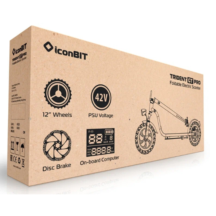 Электрический самокат iconBIT GT / 480 Вт / 25 км / 25 км/ч / Черный photo 2