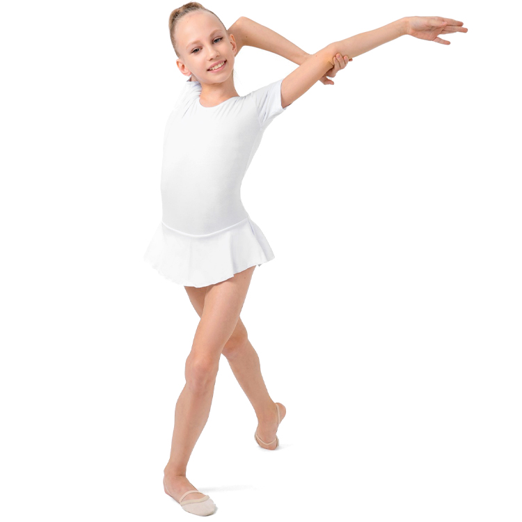 Купальник гимнастический Grace Dance Leotard / 30 / Белый photo 5