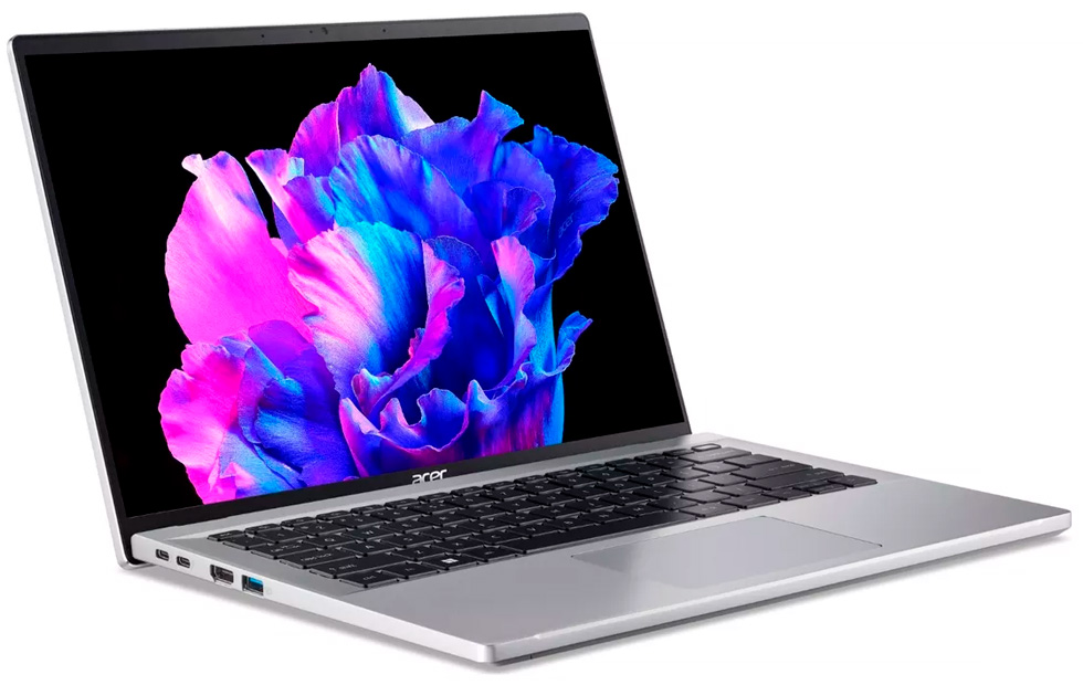 Laptop Acer Ultrabook Swift Go SFG147255HA 14” / 16 GB / 1024 GB / Core Ultra 5 / Graphics / Argintiu photo 2
