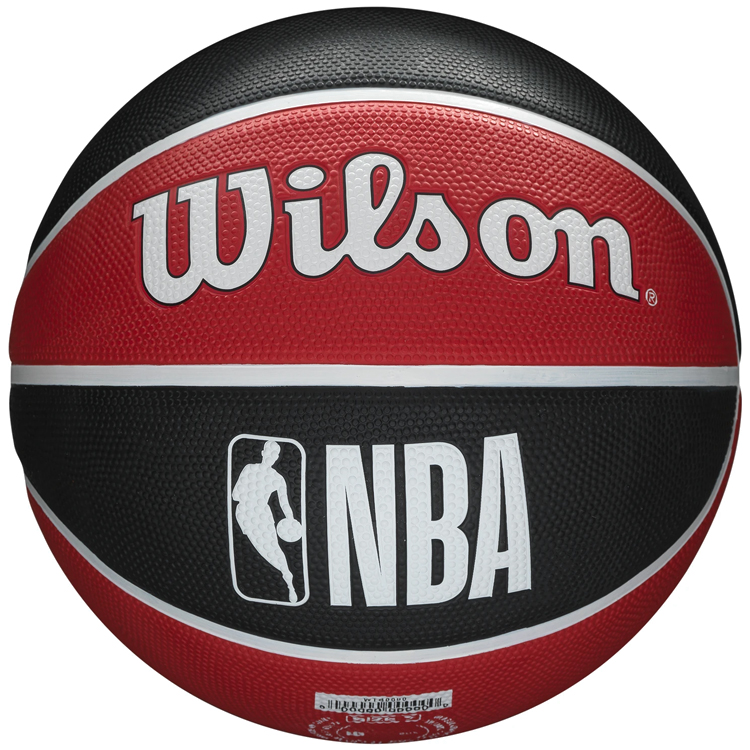 Мяч баскетбольный Wilson WTB1300XBCHI / 7 размер / Черный/Красный photo 3