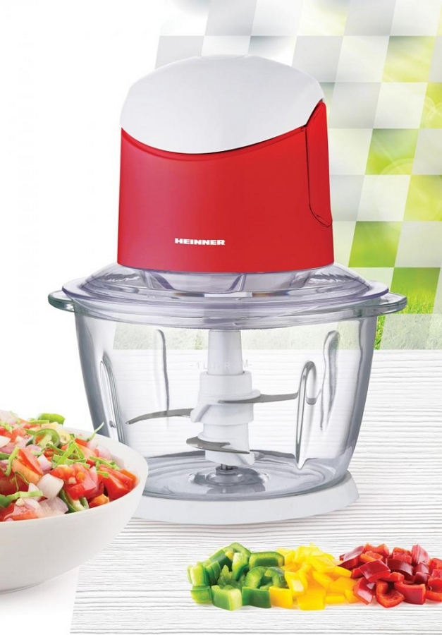 Измельчитель Heinner HMCK500WHR, 1000 мл, 500 Вт, 1 скоростей, Красный photo 2