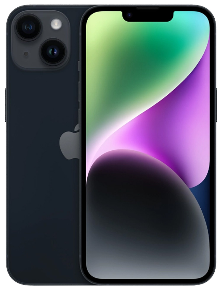 Smartphone Apple iPhone 14 / 6.1'' / 6 GB / 64 GB / Midnight photo 1 Smartphone Apple iPhone 14 / 6.1'' / 6 GB / 64 GB / Midnight photo 1