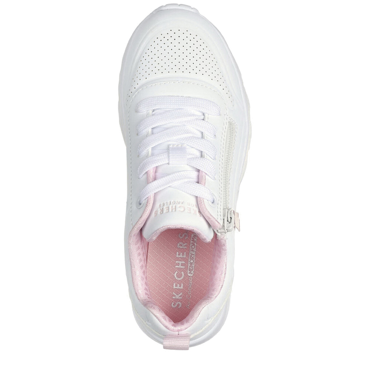 Incaltaminte Sport Skechers UNO LITE - EASY ZIP / 31 cm / Alb photo 3