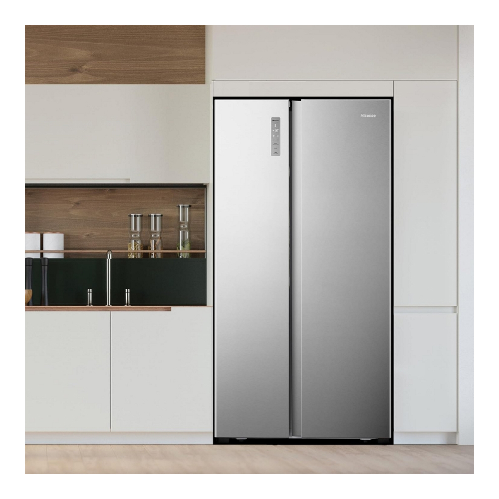 Frigider Side-by-Side Hisense RS677N4BIE / 519 l / 178.6 cm / E / Gri photo 7