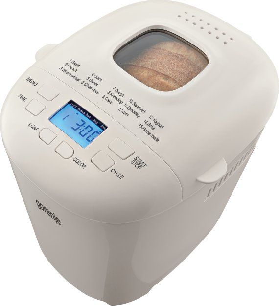 Cuptor de gatit paine Gorenje BM900WII, 750 gr, 550 W, Alb photo 1 Cuptor de gatit paine Gorenje BM900WII, 750 gr, 550 W, Alb photo 1