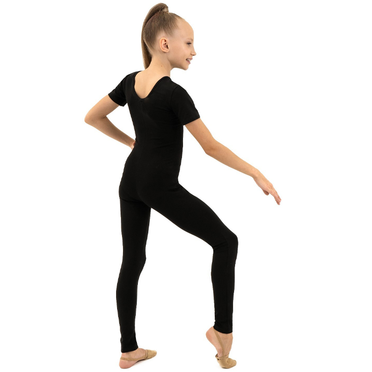 Комбинезон гимнастический короткий рукав Grace Dance Jumpsuit short sleeve photo 5