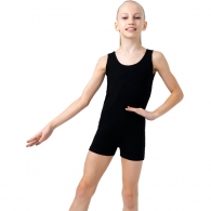 Costum pentru gimnastica cu sorti fara maneci Grace Dance Gymnastic leotard thumbnav