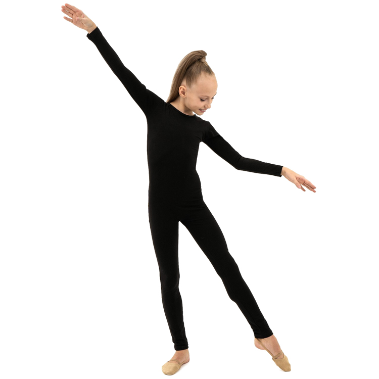 Комбинезон гимнастический длинный рукав Grace Dance Jumpsuit long sleeve 38 Negru Femei photo 2