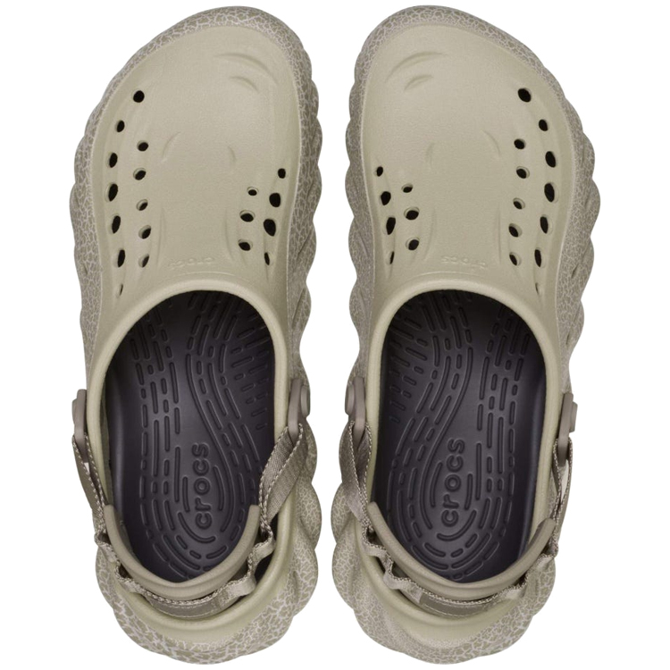 Шлепанцы Crocs Echo Crackle Clog / Женский / 41-42 / Серый photo 3