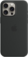 Husa Apple iPhone 15 Pro Max Silicone Case Black (MT1M3ZMA) thumbnav