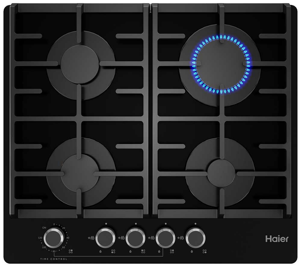 Встраиваемая газовая панель Haier HHXG64CNMB photo 1 Встраиваемая газовая панель Haier HHXG64CNMB photo 1