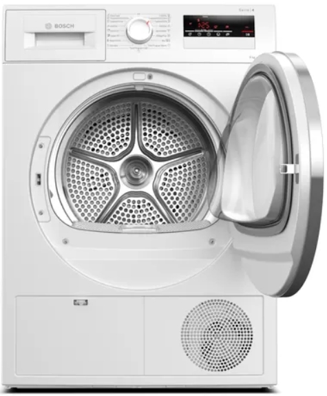 Masina de uscat rufe Bosch WTN85423ME / 8 kg / B / Alb photo 1