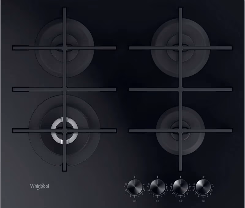 Встраиваемая  газовая панель Whirlpool GOWL628NB