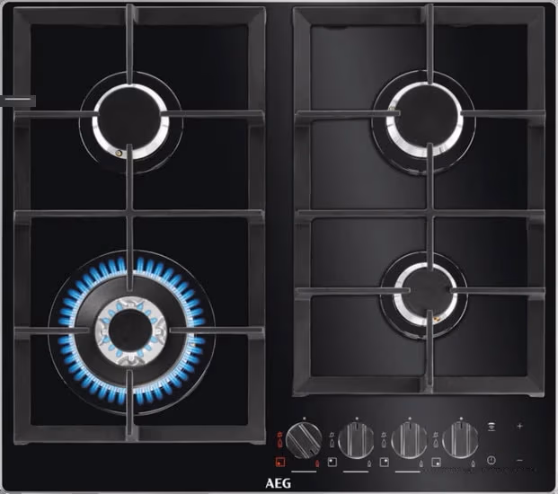 Plita cu gaz incorporabila AEG HKR64540NB 