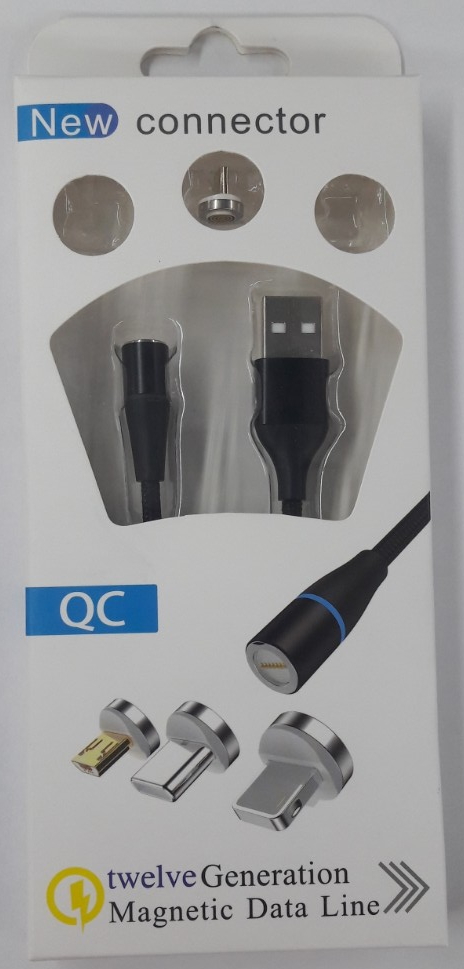 Cablu USB-A - Lightning QC 1 /1m /Negru photo 1 Cablu USB-A - Lightning QC 1 /1m /Negru photo 1