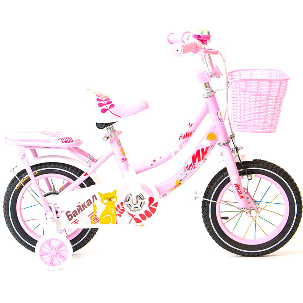 Bicicleta pentru copii Baikal BK12Pink photo Bicicleta pentru copii Baikal BK12Pink photo