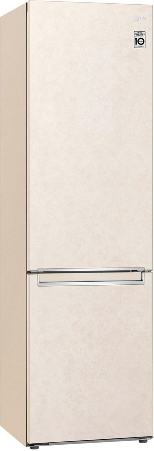 Frigider cu doua usi LG GWB509SENM / 384 l / 203 cm / F / Bej photo 3
