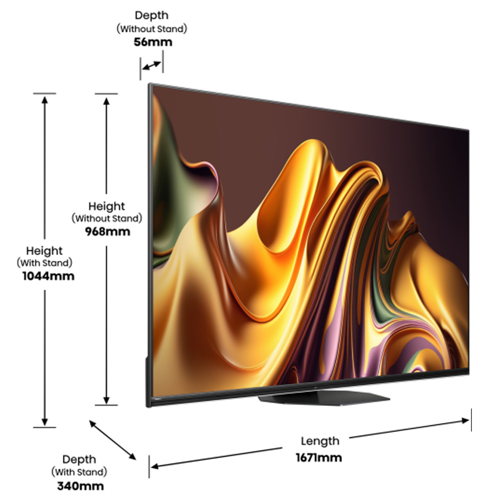 Televizor Hisense 75U8NQ / 75" / Mini LED / UHD 4K photo 7