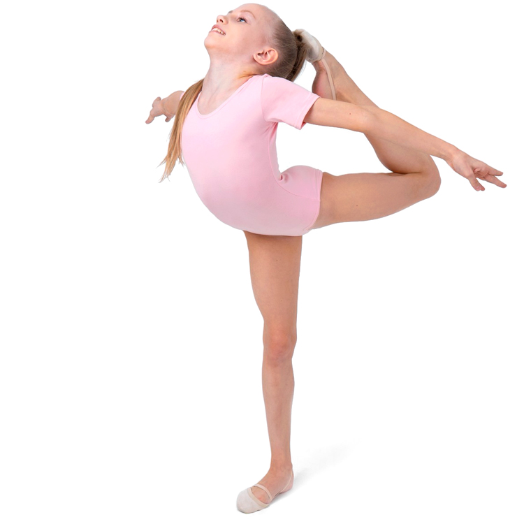 Купальник гимнастический короткий рукав Grace Dance Leotard photo 3