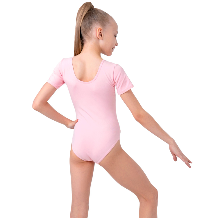 Купальник гимнастический короткий рукав Grace Dance Leotard photo 4