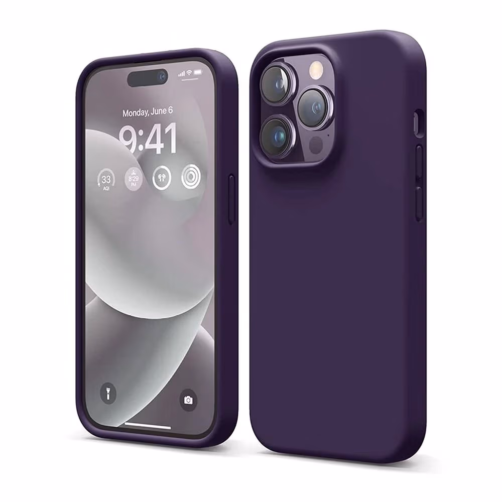 Husa Helmet Liquid Silicone iPhone 14 Pro