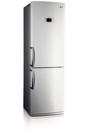 Frigider cu doua usi LG GAB379ULQA / 264 l / 173 cm / A / Gri photo 1