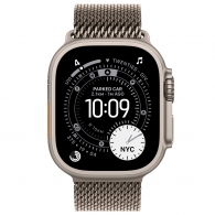 Ceas inteligent Apple Watch Ultra 3 GPS + Cellular 49mm Natural Titanium Case with Natural Titanium Milanese Loop - Large thumbnav 2