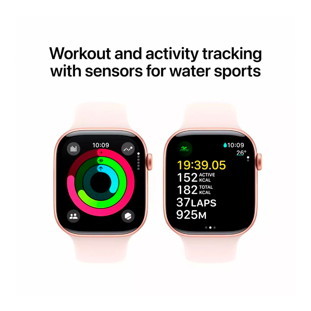 Смарт часы Apple Watch 10 46mm Rose Gold Aluminium Case (MWWU3QI) 1.96 photo 3