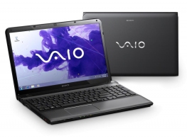 Laptop Sony SVE1511V1RB, Core i5, 2 GB GB, Windows 7 Home Premium 64 bit, Negru thumbnav 1