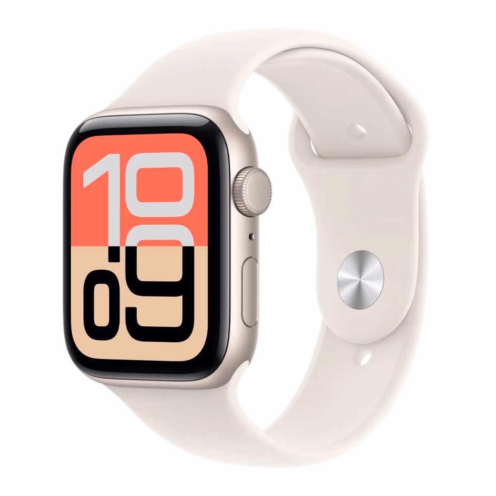 Ceas inteligent Apple Watch SE 3 GPS 40mm Starlight Aluminium Case with Starlight Sport Band - S/M 