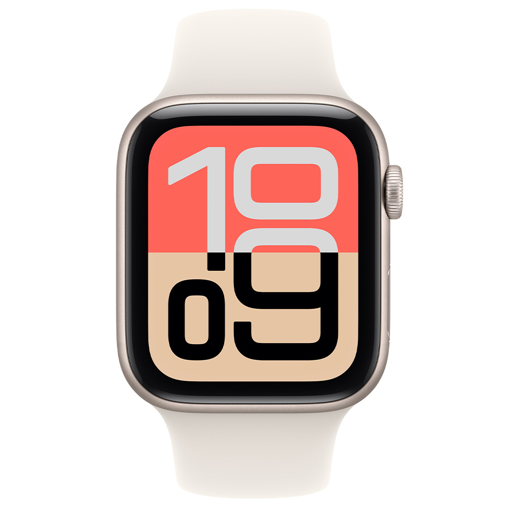 Смарт часы Apple Watch SE 3 GPS 44mm Starlight Aluminium Case with Starlight Sport Band - S/M photo 2