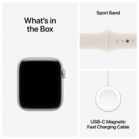 Смарт часы Apple Watch SE 3 GPS 44mm Starlight Aluminium Case with Starlight Sport Band - S/M thumbnav 8