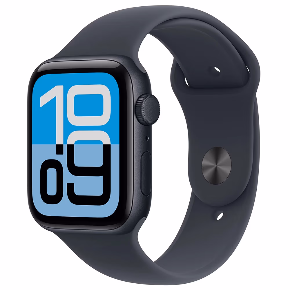 Ceas inteligent Apple Watch SE 3 GPS 44mm Midnight Aluminium Case with Midnight Sport Band - S/M 