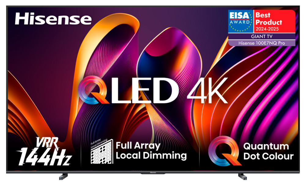 Телевизор Hisense 100E7NQPRO / 100" / QLED / UHD 4K photo 1 Телевизор Hisense 100E7NQPRO / 100" / QLED / UHD 4K photo 1