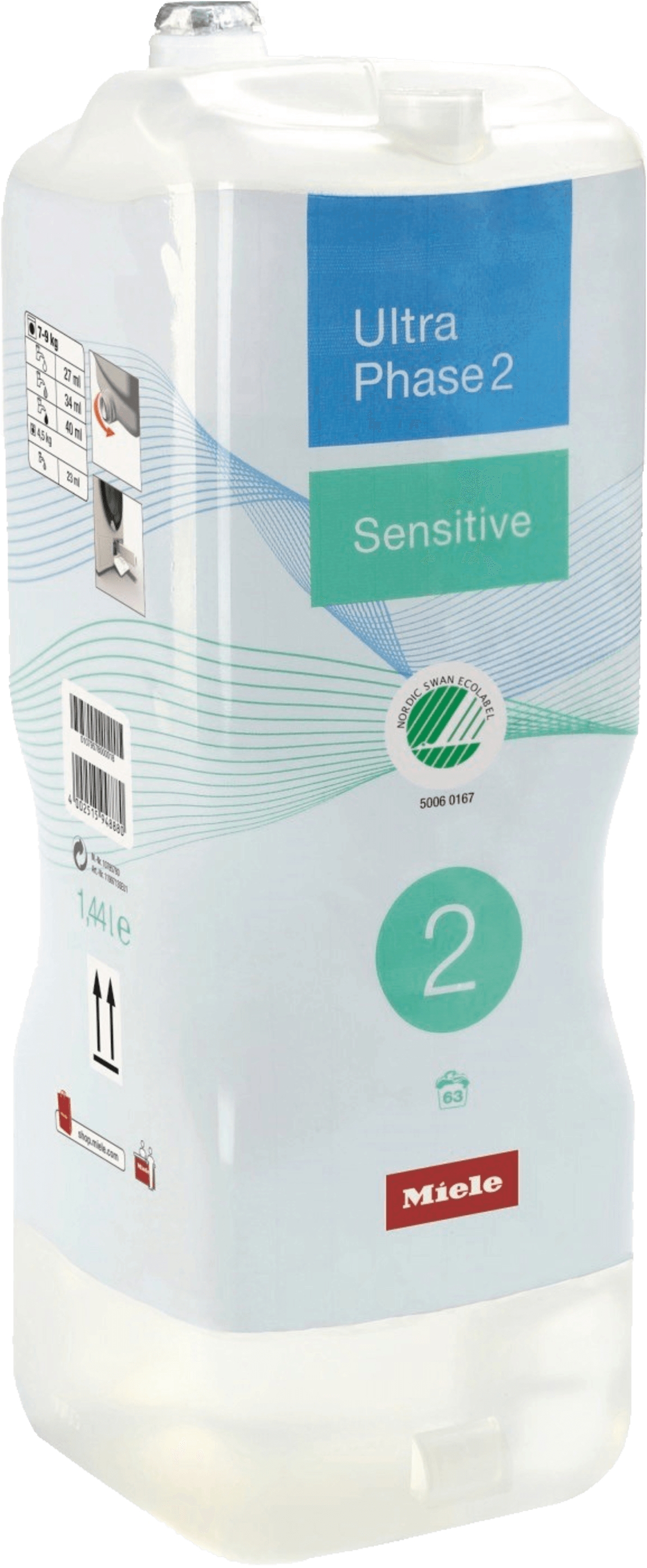 Gel p/u spalare hainelor alb Miele Cartridge Sensitive UP2 photo 1