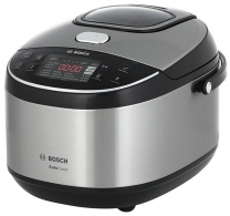 Мультиварка Bosch MUC48B68RU, 1200 Вт, 48 программ, Черный с нержавеющей сталью thumbnav 1